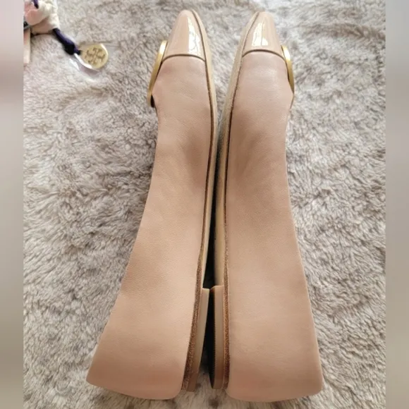 Tory Burch Chelsea Cap-toe Ballet Flats, Size 6