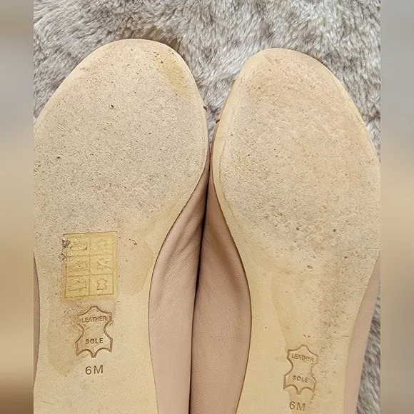 Tory Burch Chelsea Cap-toe Ballet Flats, Size 6