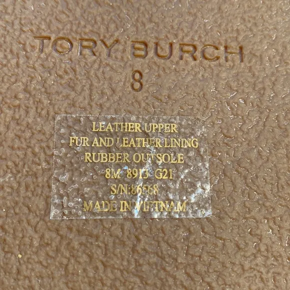 Tory Burch Miller Cloud Genuine Shearling Sandal