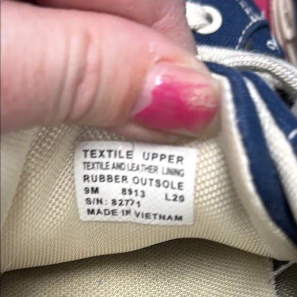 Tory Burch Women's Blue and White Sneakers