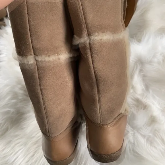 Tory Burch Women's Shearling-Lined Boots - Tan