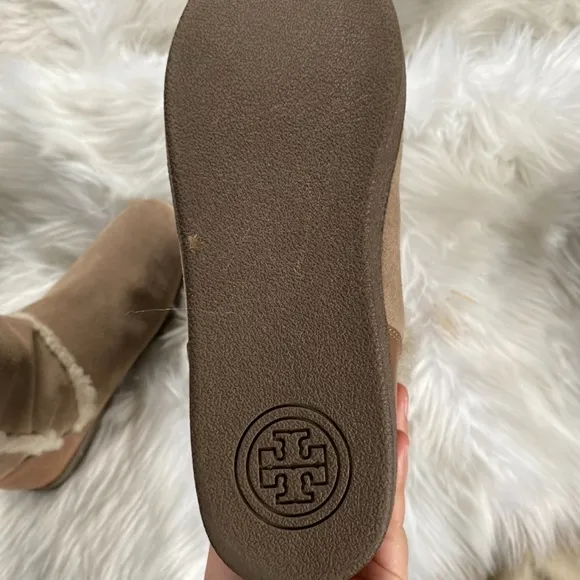 Tory Burch Women's Shearling-Lined Boots - Tan