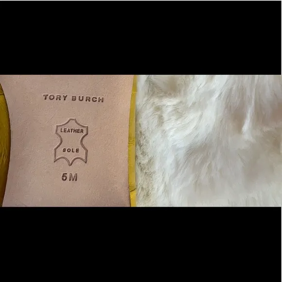 🆕Tory Burch Yellow Georgia Flats