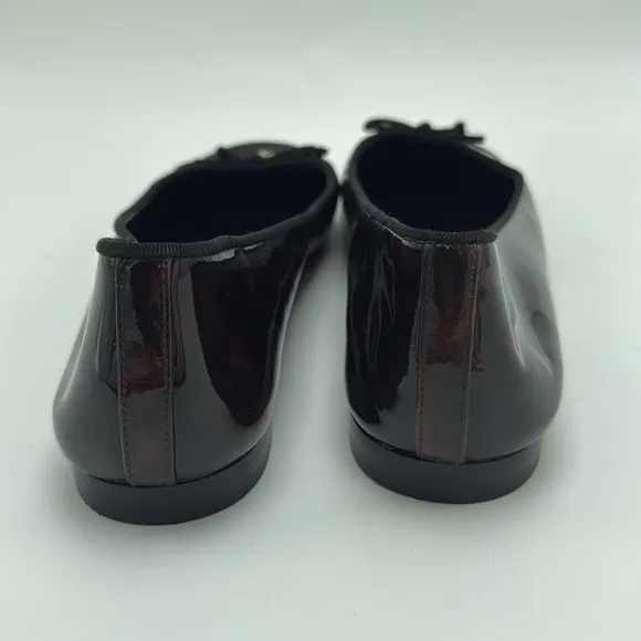 Tory BurchCap-Toe Ballet Flats tortoise shell print size 8.5