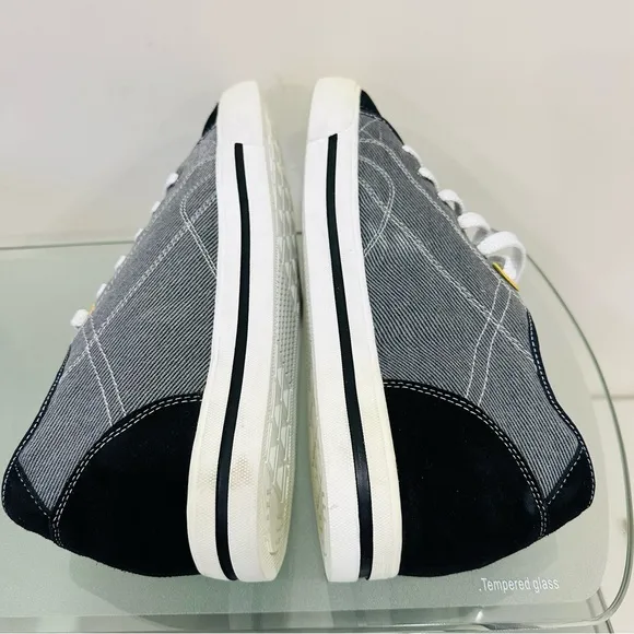 TOTO Men's Invisible 2.4&quot; Height Increasing Elevator Casual Grey/Black‎ Sneakers