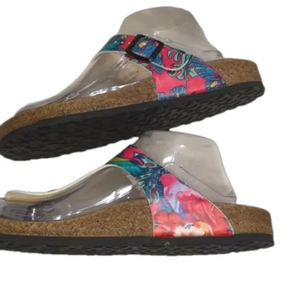 TROPICAL TREASURES!  Calceo Sandals Size 39=8.5-9