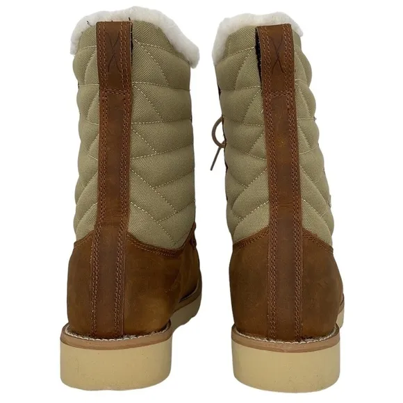 Twisted X Boots NWT Women’s 8” Wedge Sole Oiled Saddle and Tan Size 7