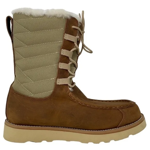 Twisted X Boots NWT Women’s 8” Wedge Sole Oiled Saddle and Tan Size 7