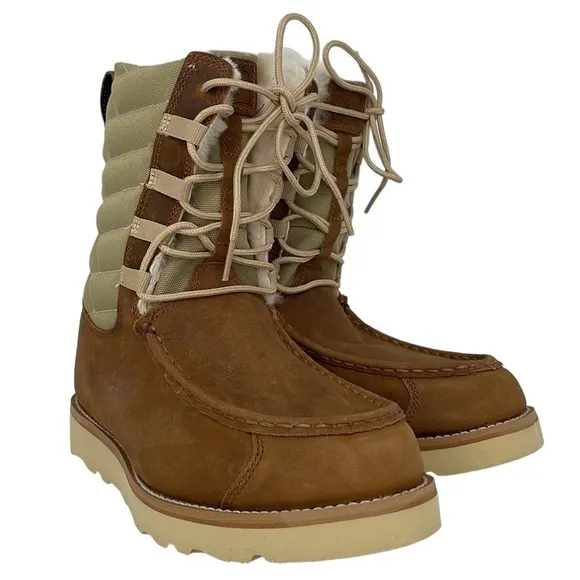 Twisted X Boots NWT Women’s 8” Wedge Sole Oiled Saddle and Tan Size 7