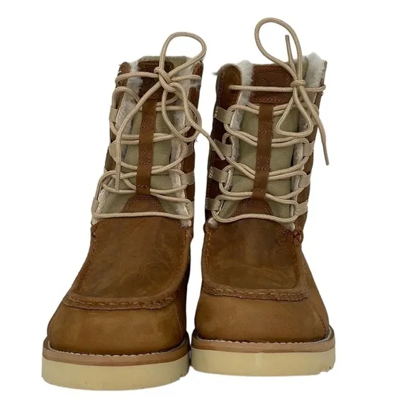 Twisted X Boots NWT Women’s 8” Wedge Sole Oiled Saddle and Tan Size 7