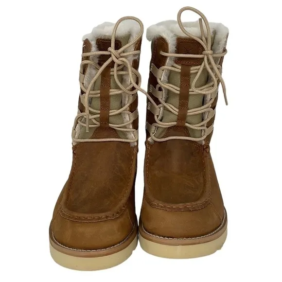 Twisted X Boots NWT Women’s 8” Wedge Sole Oiled Saddle and Tan Size 7