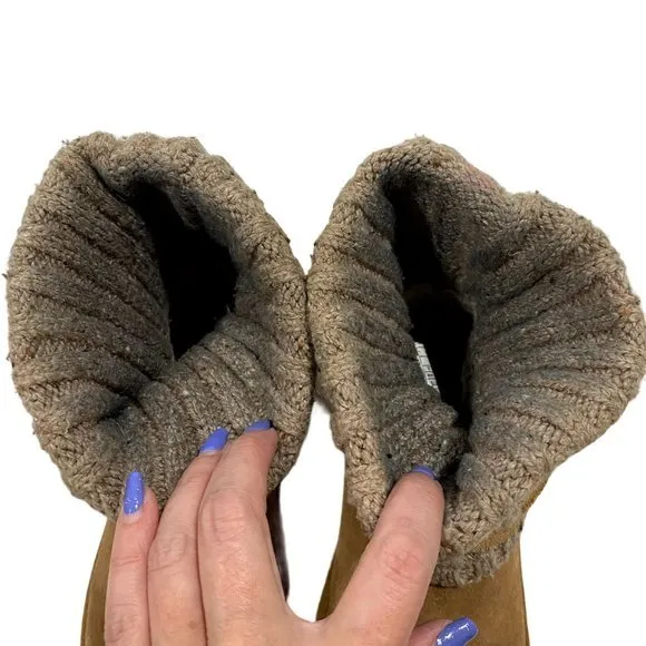 Ugg Australia Cambridge Knit Fold Boots Size‎ 6