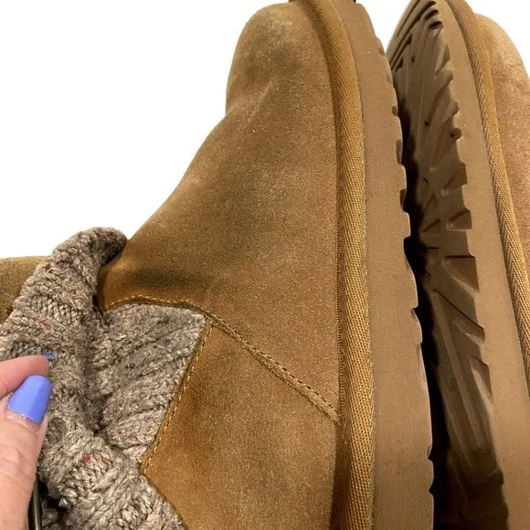 Ugg Australia Cambridge Knit Fold Boots Size‎ 6