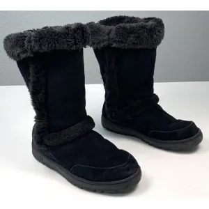 UGG Australia Womens US 10 Black Nightfall Sheepskin Suede Shearling BOOTS #5325