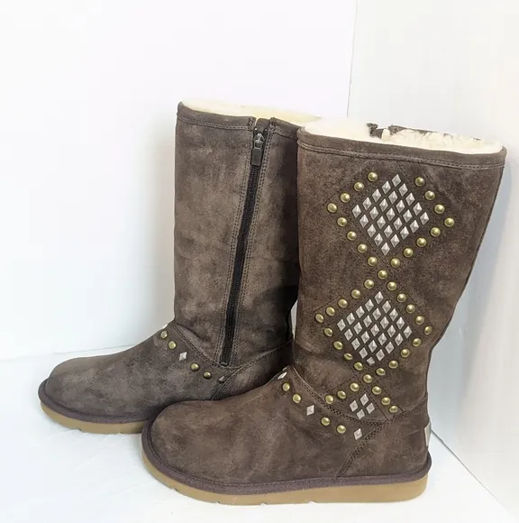 UGG Avondale suede and shearling boots