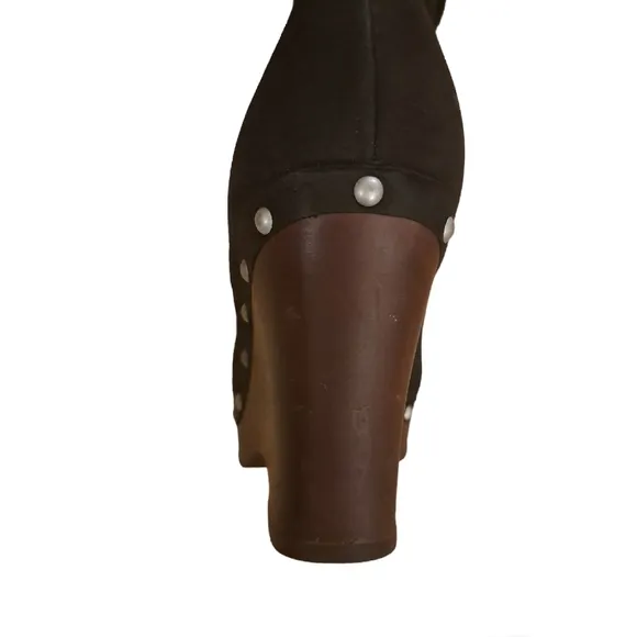UGG Carnegie Studded Leather Shearling Boots