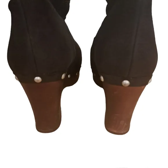 UGG Carnegie Studded Leather Shearling Boots