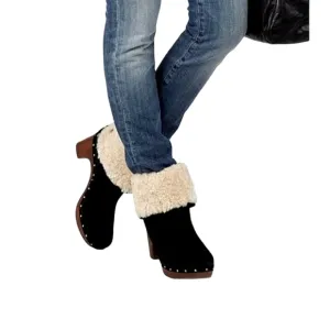 UGG Carnegie Studded Leather Shearling Boots