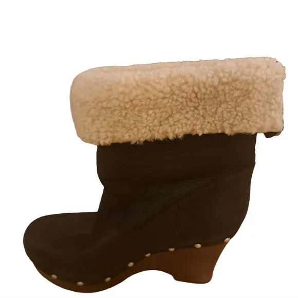 UGG Carnegie Studded Leather Shearling Boots