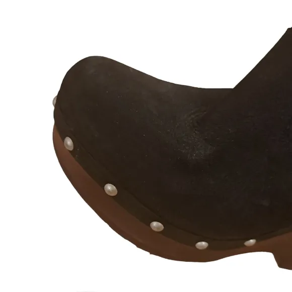 UGG Carnegie Studded Leather Shearling Boots