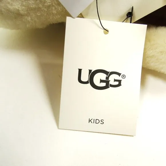 UGG Classic Tasman Genuine Shearling Kids Gloves Size S/P