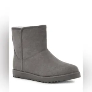UGG® CORY II CHARCOAL / GRAY SUEDE GENUINE SHEARLING LINED BOOT🆕