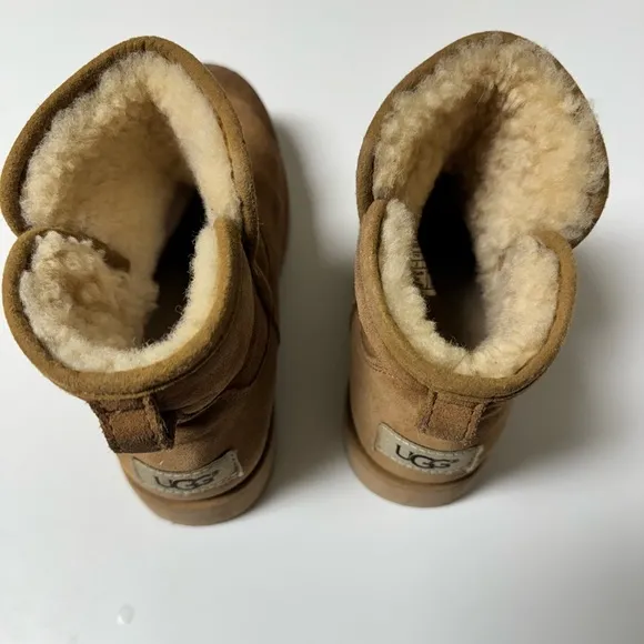 UGG Cory II Genuine Shearling Lined Kids Ankle Boots
