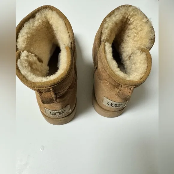 UGG Cory II Genuine Shearling Lined Kids Ankle Boots