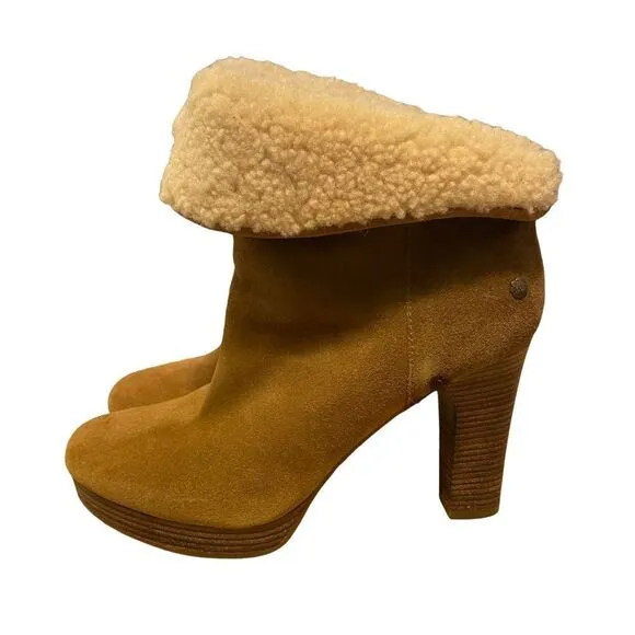UGG Dandylion II Ankle Boots Shearling Size 8.5 NEW