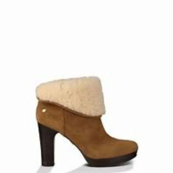 UGG Dandylion II Ankle Boots Shearling Size 8.5 NEW