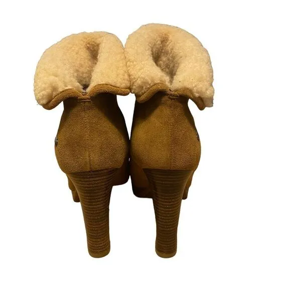 UGG Dandylion II Ankle Boots Shearling Size 8.5 NEW