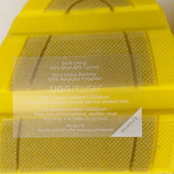Ugg Drizlita Rain Boots Yellow Sherpa Lined Waterproof Shoes Boys Girls Unisex