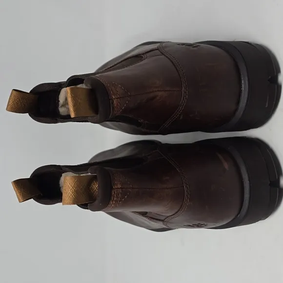 UGG Hillmont Chelsea Chesnut Leather Men's Boots Size 14