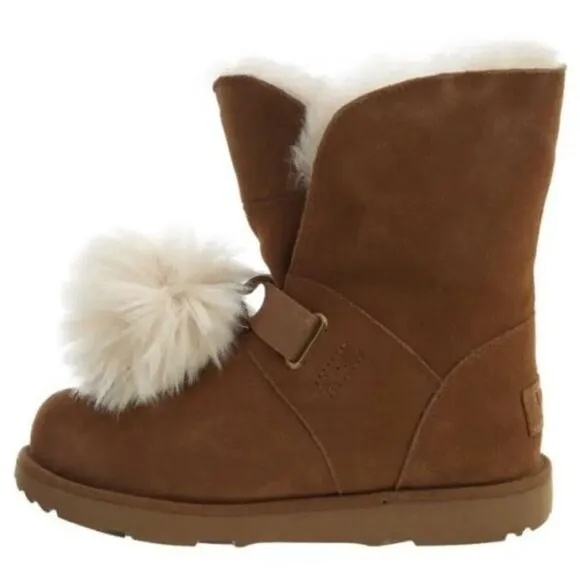 UGG Isley 1017359K Little Chestnut Shearling Sheepskin Waterproof Boots UGG305
