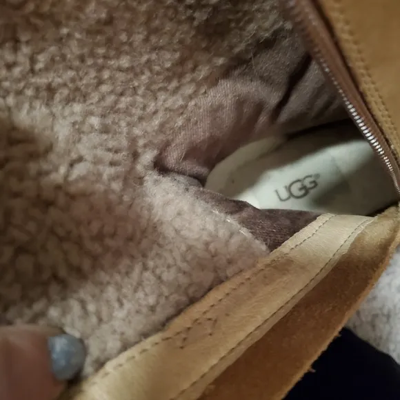UGG Joely Shearling Wedge Boots
