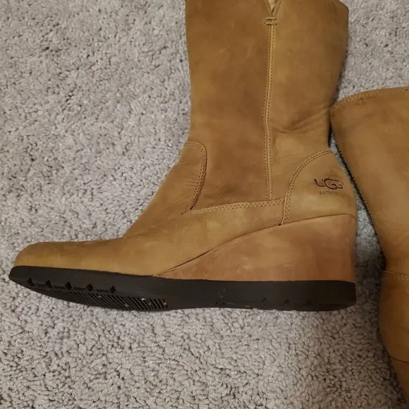 UGG Joely Shearling Wedge Boots