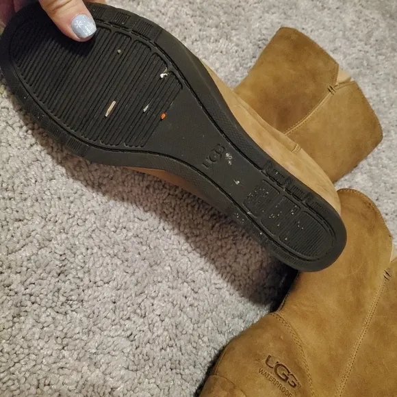 UGG Joely Shearling Wedge Boots