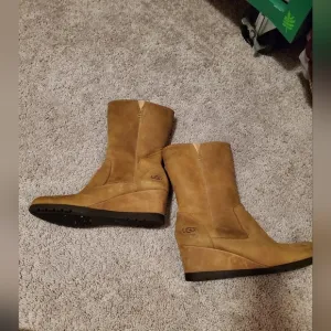 UGG Joely Shearling Wedge Boots
