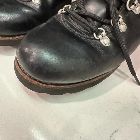 UGG Leather Printed Combat Boots