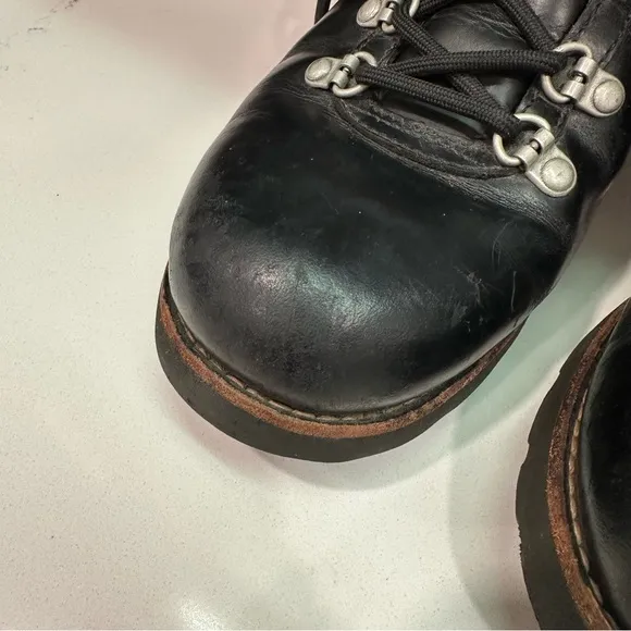 UGG Leather Printed Combat Boots