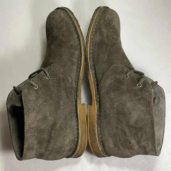 UGG Leighton Chukka Suede Boots, Men’s 13 EU 47 Brown 2-hole lace up, 1005487