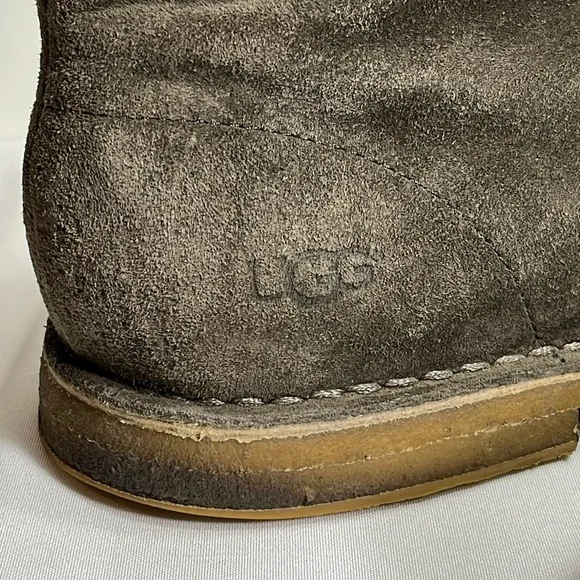 UGG Leighton Chukka Suede Boots, Men’s 13 EU 47 Brown 2-hole lace up, 1005487