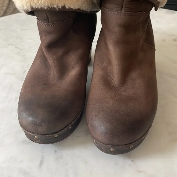 Ugg Lynnea Shearling Clog Boots