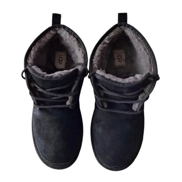 UGG Mens Black Suede Ankle Boots Gorpcore Outdoors Indie