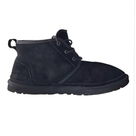 UGG Mens Black Suede Ankle Boots Gorpcore Outdoors Indie