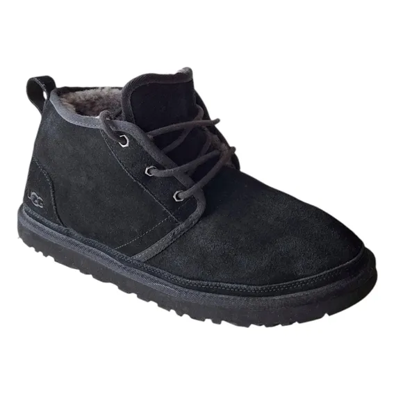 UGG Mens Black Suede Ankle Boots Gorpcore Outdoors Indie