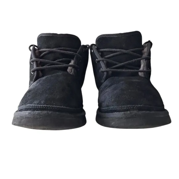 UGG Mens Black Suede Ankle Boots Gorpcore Outdoors Indie