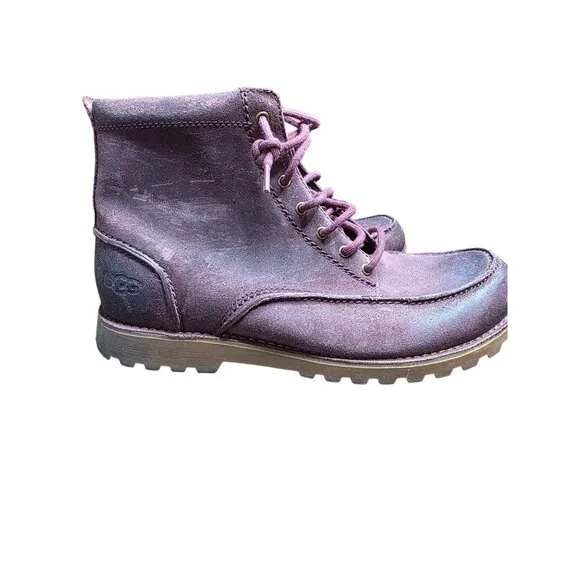 UGG Men's Fallbrook Casual Hiking work Boots Cordovan Moc Toe size 11