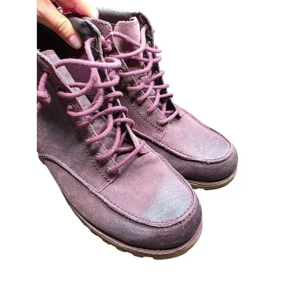 UGG Men's Fallbrook Casual Hiking work Boots Cordovan Moc Toe size 11