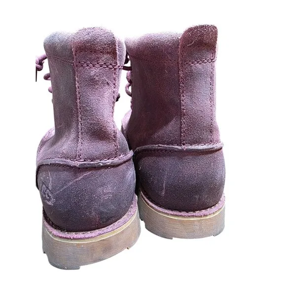 UGG Men's Fallbrook Casual Hiking work Boots Cordovan Moc Toe size 11